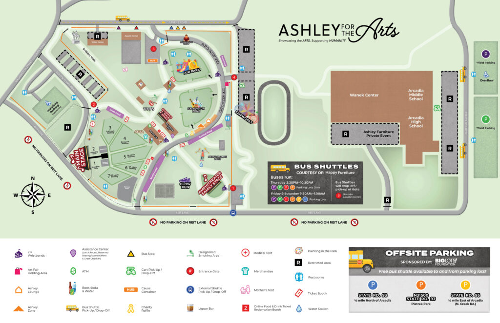 2024 Event Map Ashley For The Arts